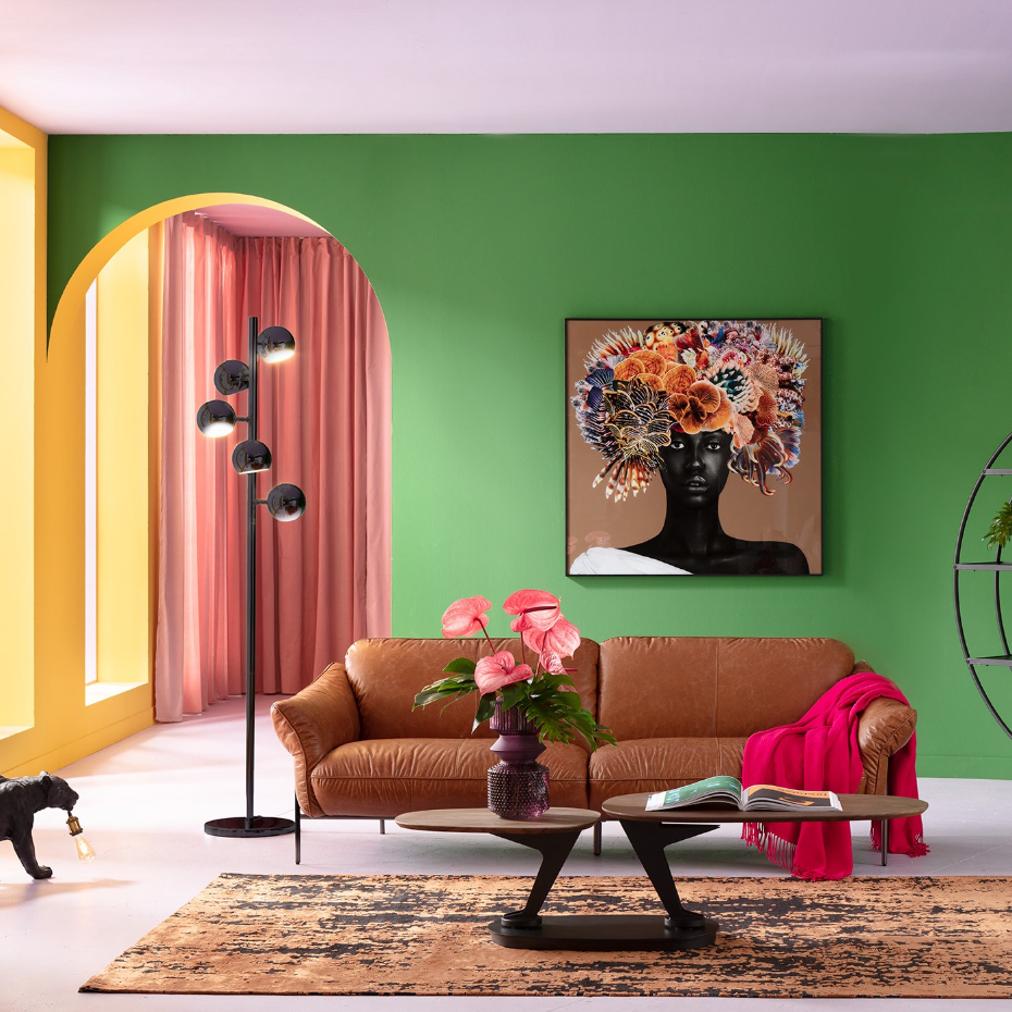 Lampadaire Calotta 180cm noir
