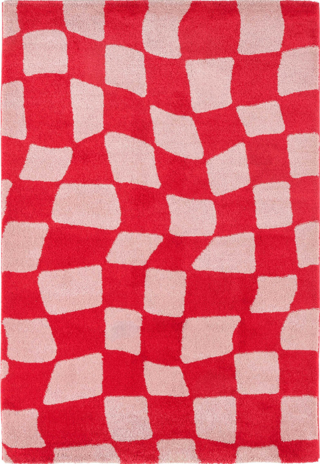 Tapis de salon vintage 70’s damier GROOVY
