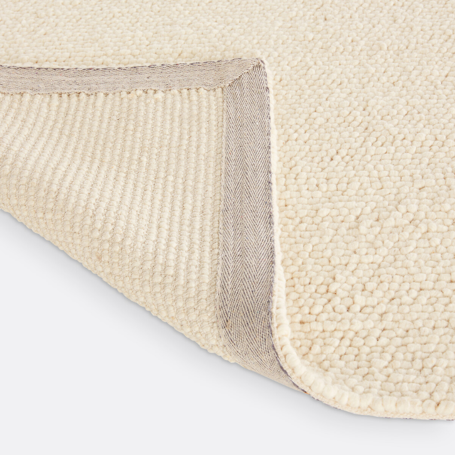 Tapis laine effet tricot, Diano