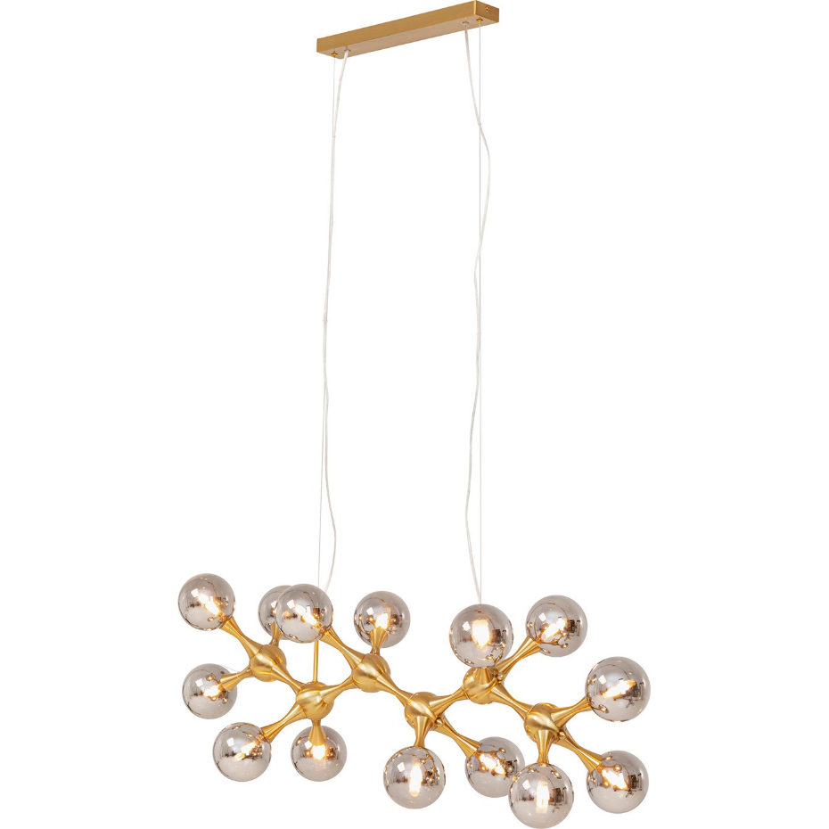 Suspension 14 abat-jours en verre, ATOMIC BALLS