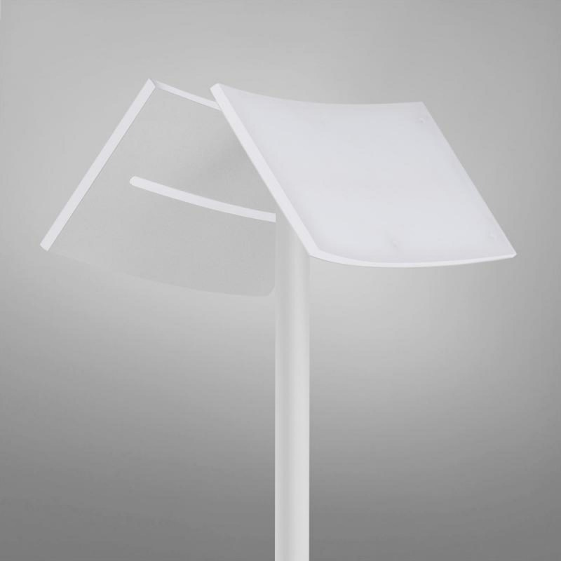 Lampadaire Led Evolo Blanc Intensité Variable Et Cct