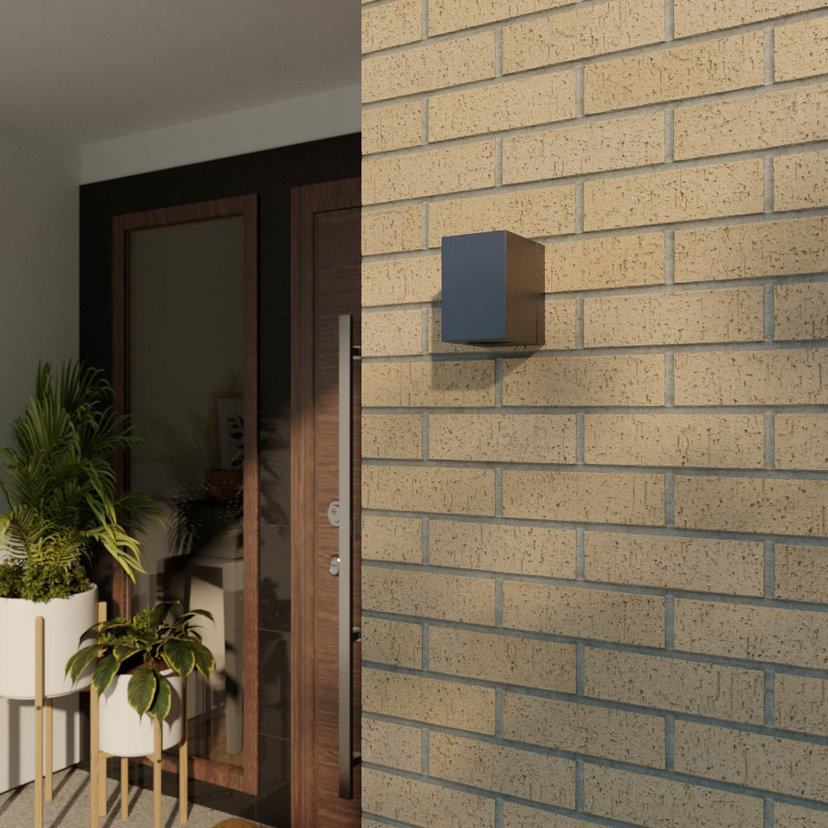Applique extérieure en aluminium moderneLED