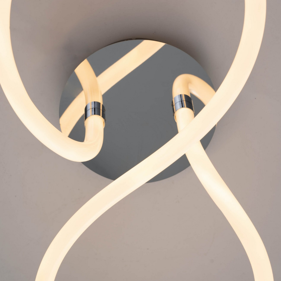 Plafonnier LED infini chromé - AENARIA