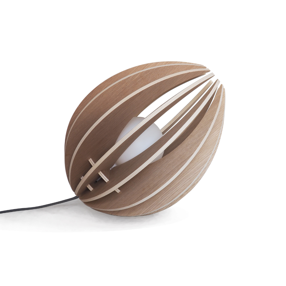 Lampe à poser chêne - FEVE