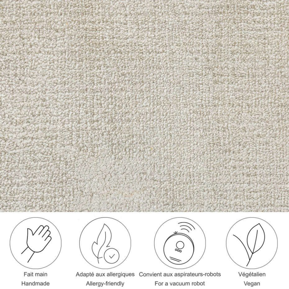 Tapis en viscose brillant tissé main - Star