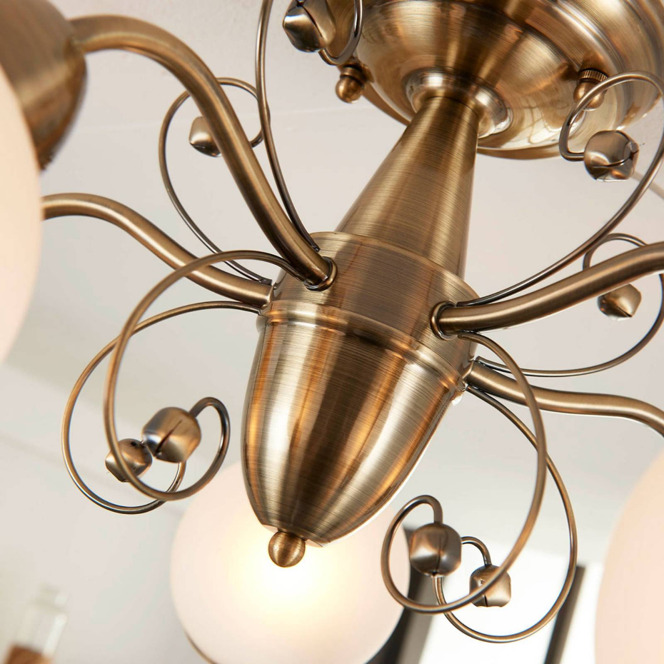 Plafonnier en verre antique, Corentin