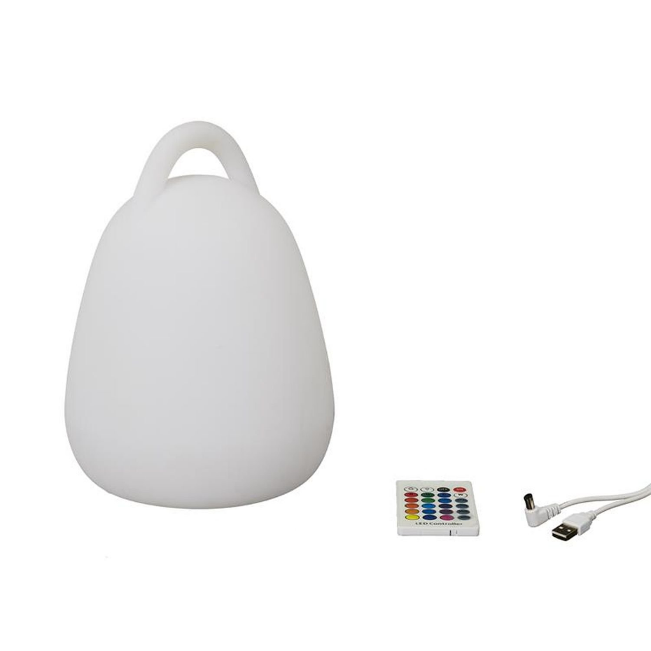 Lampe LED d'extérieur à poser avec poignée et télécommande