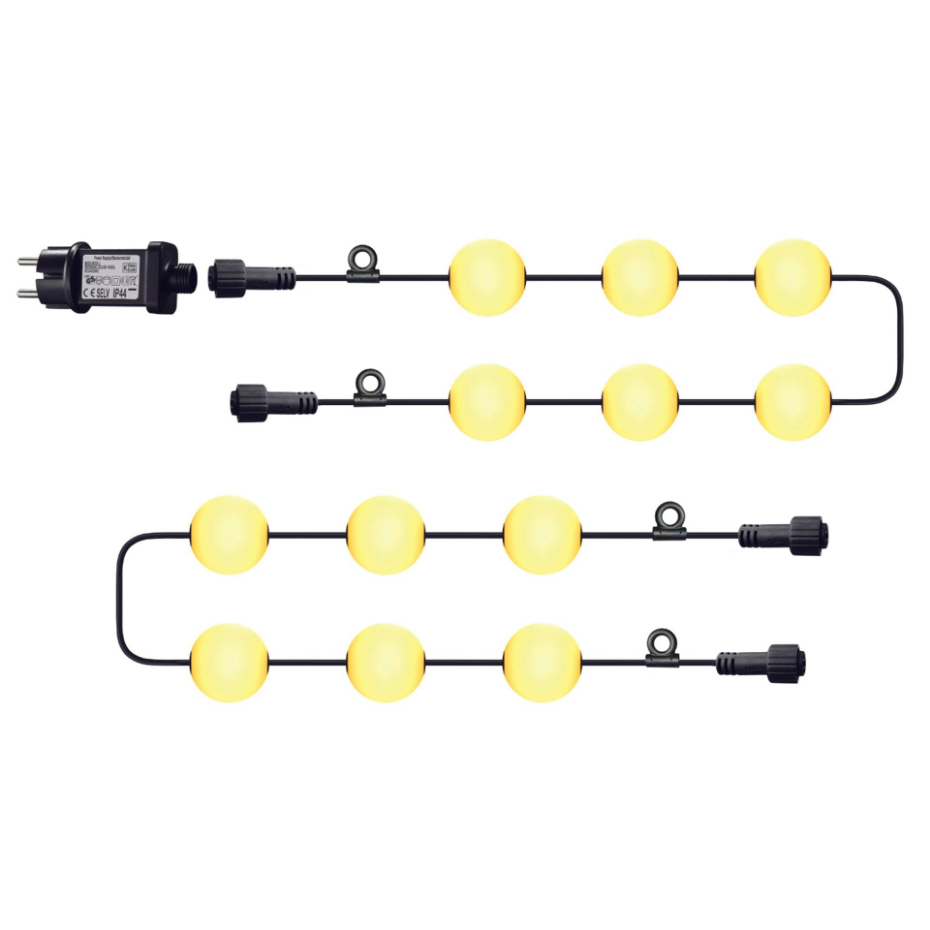 Guirlande connectable BOLLY LIGHT 12 boules 11M