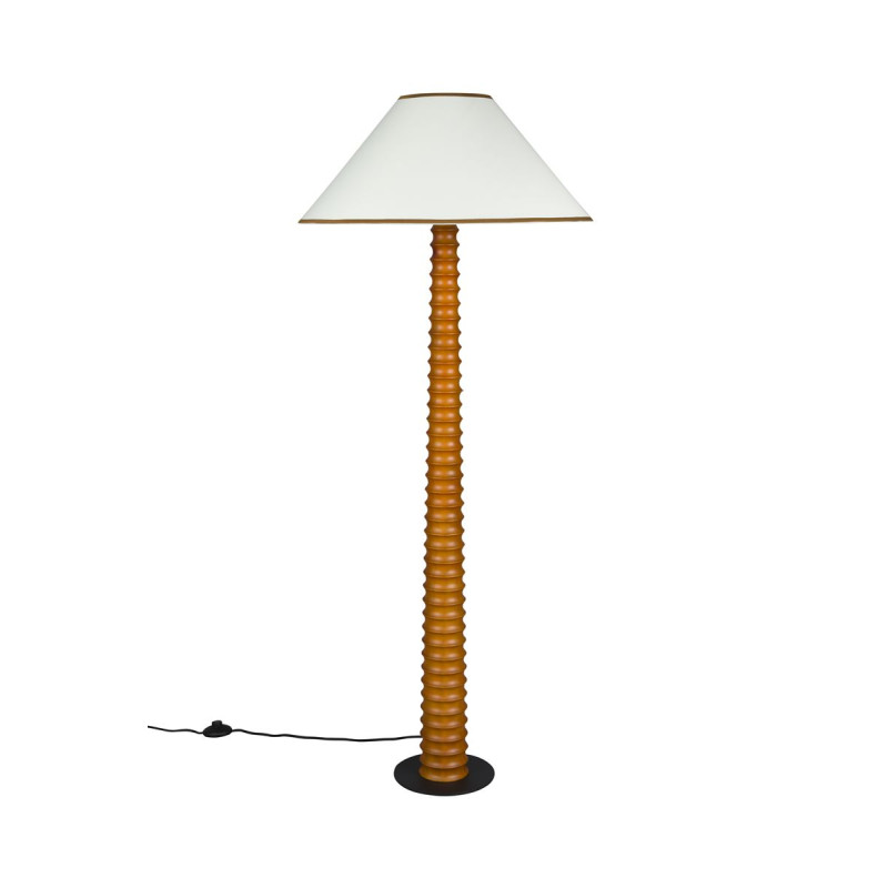 Lampadaire design en bois bohème, HORACE