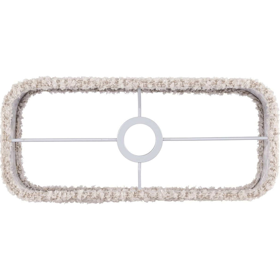 Abat jour rectangulaire en polyester pour salon