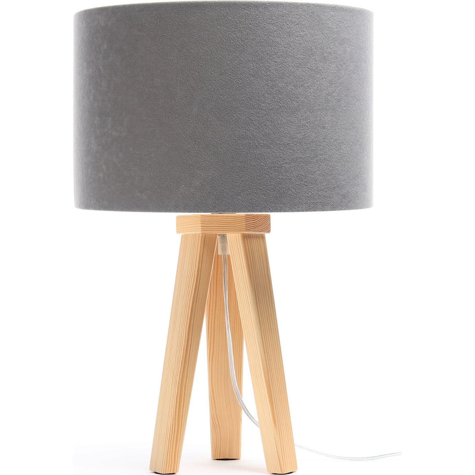 Lampe de chevet en bois Glamour