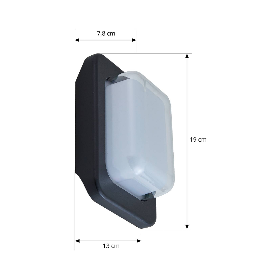 Applique extérieure en aluminiumLED, Sibara