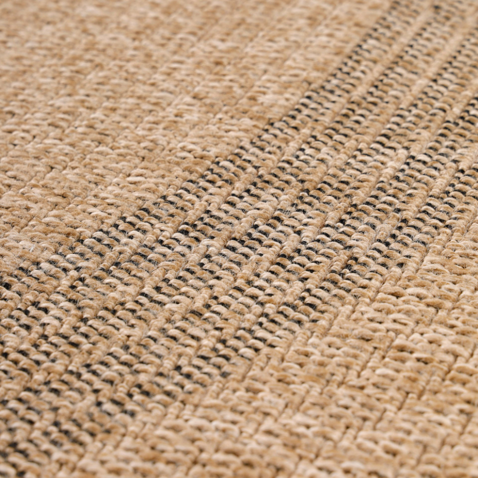 Tapis extérieur rond bicolore COMILLA