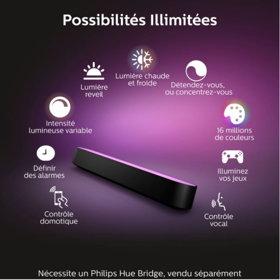 Lampe connectée Play White&Color Ambiance