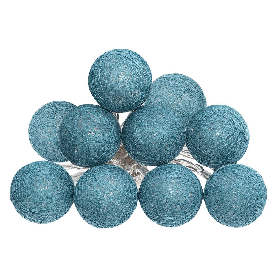Guirlande led à pile "Tara" 10 boules lumineuses L165cm