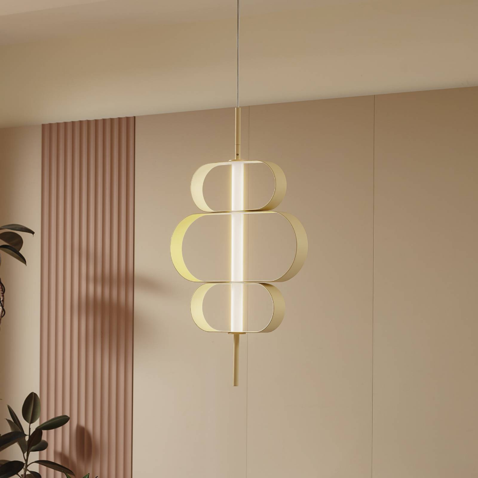 Suspension en métal moderneLED, Audrina