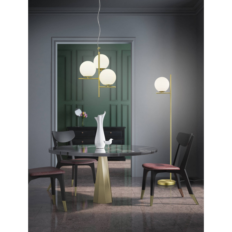 Lampadaire design en métal classique, PURE
