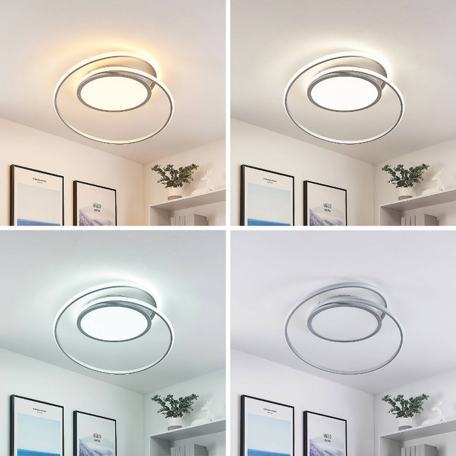 Plafonnier en métal moderneLED, Noud