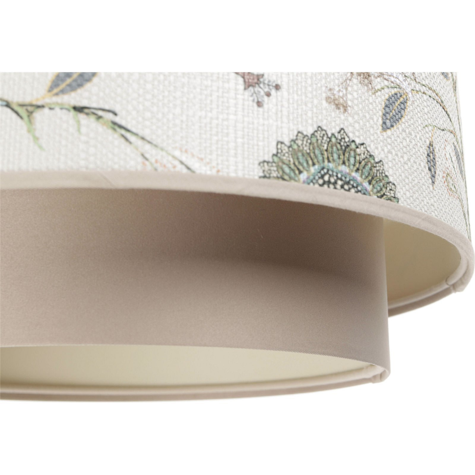 Suspension extérieure en velours motifs fleuri intérieur  Doblo