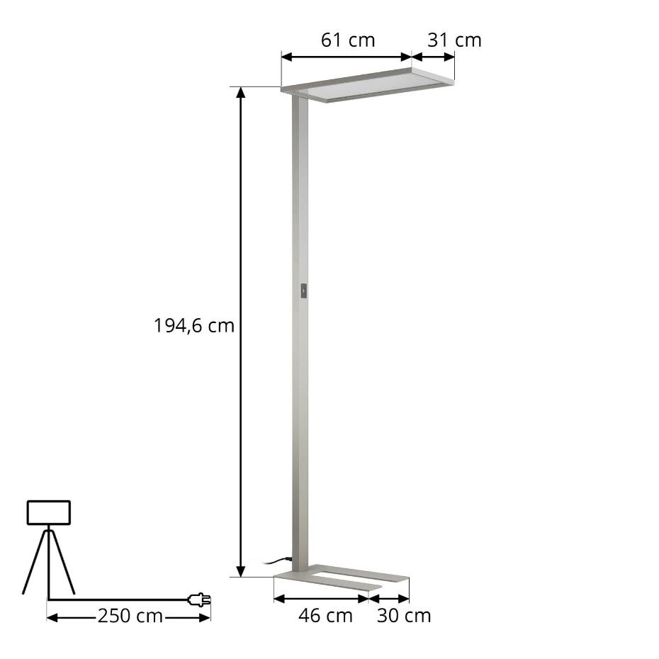 Lampadaires de bureau en aluminium moderneLED