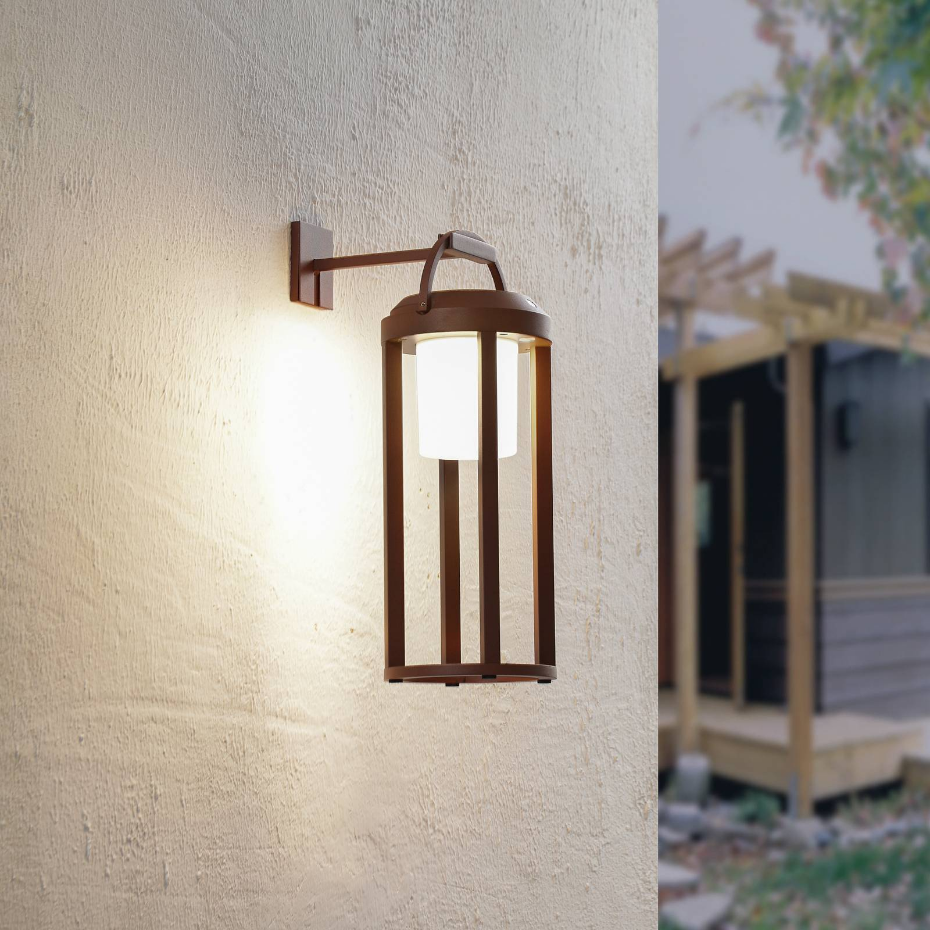 Lampe solaire extérieure en aluminiumLED