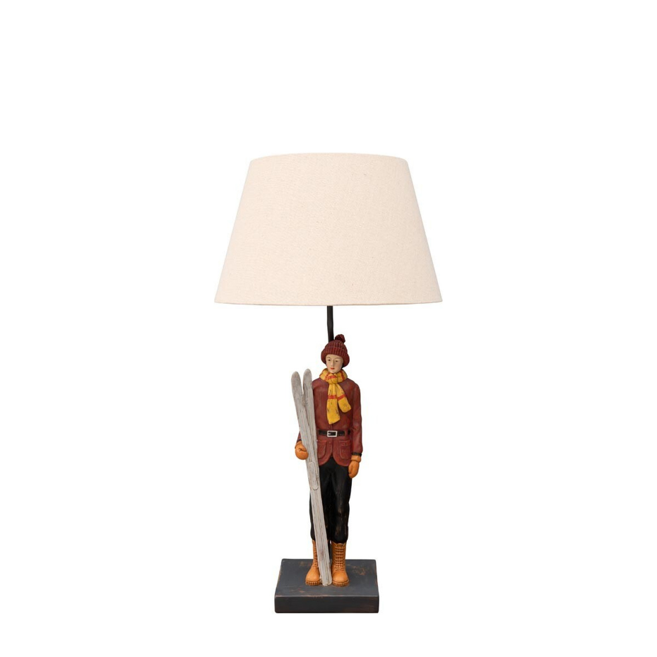Lampe à poser en résine SKIEUR