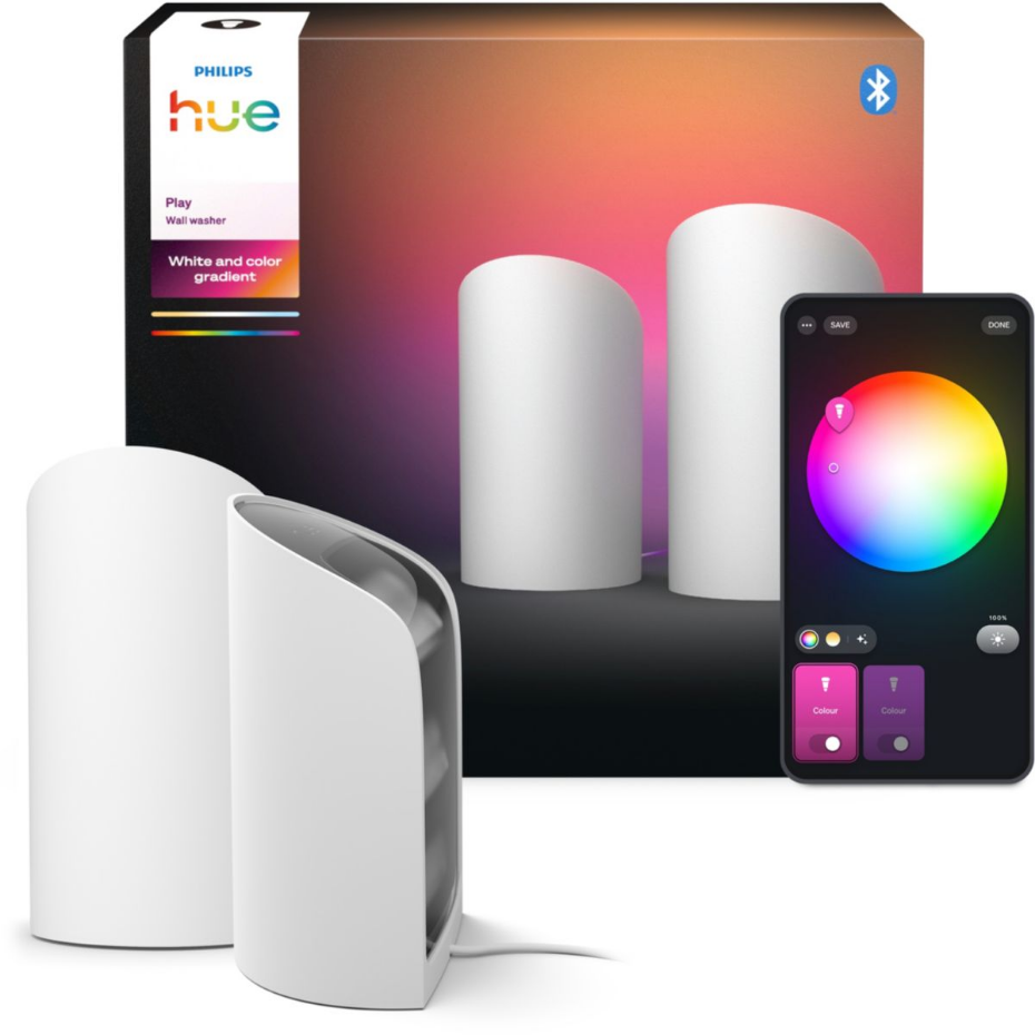 Lampe connectée Hue Play Wall washer 2-pack blanc