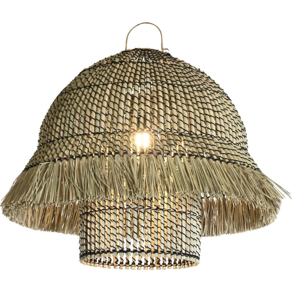 Suspension plafond ronde en fibre naturelle Item Home Lamps 2c 24