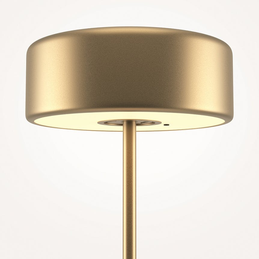 Lampe de table rechargeable en métal ALMA