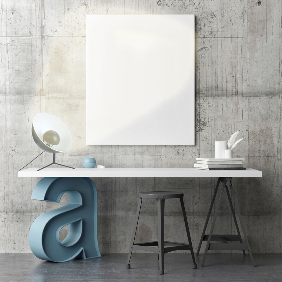 Lampe trépied en métal Cinéma - H. 45 cm
