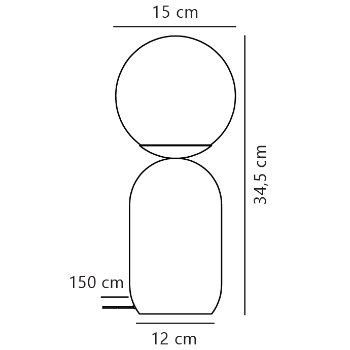 Lampe à poser NOTTI