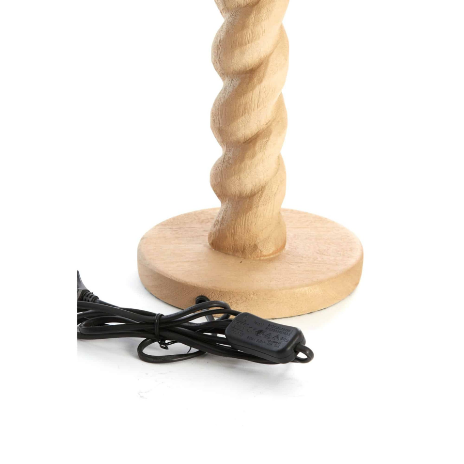 Base De La Lampe Bois NANNO