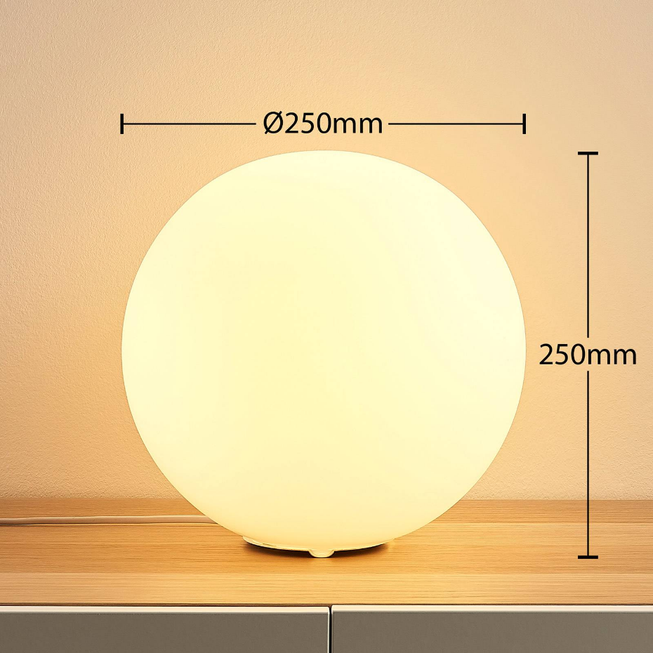 Lampe à poser en verre moderne, Rhona