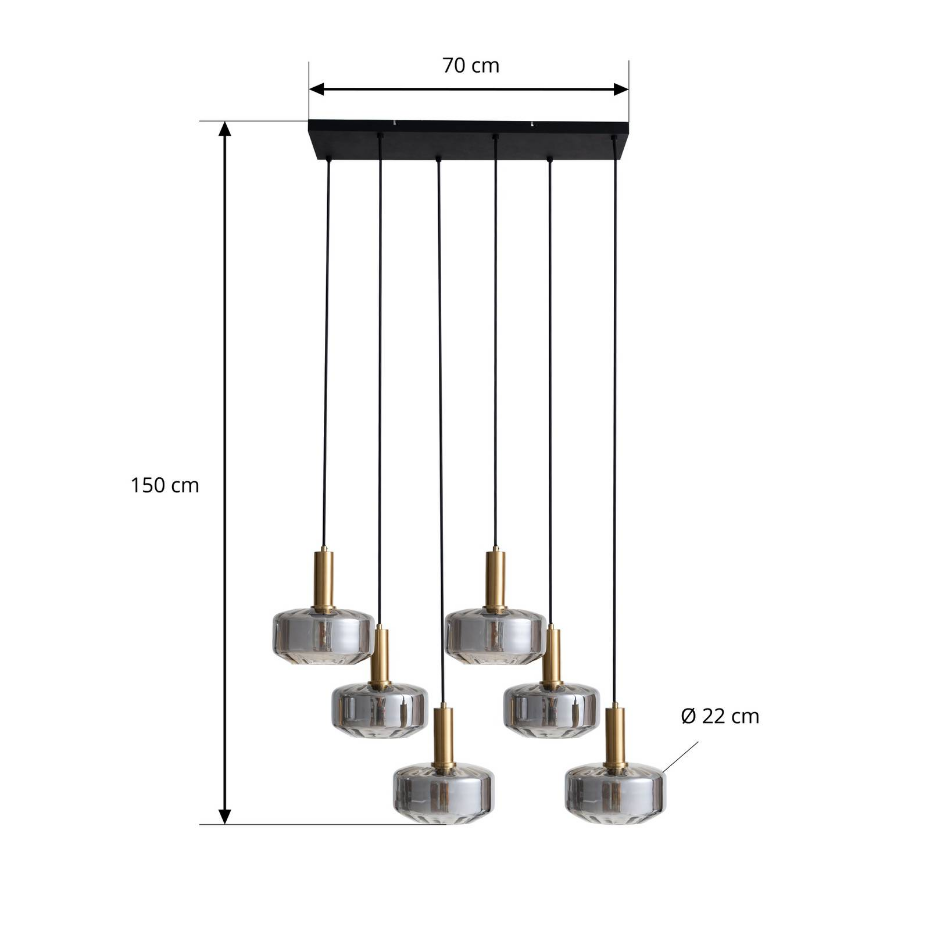 Suspension en verre, Hildur