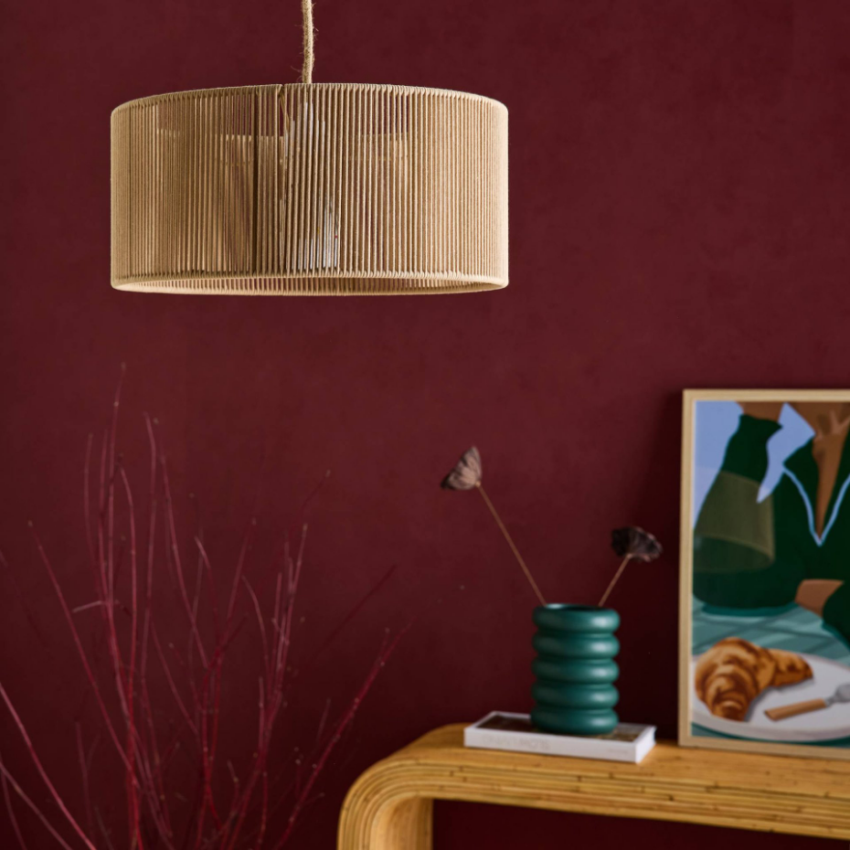 Suspension intérieur chanvre Ø40cm ZELIE