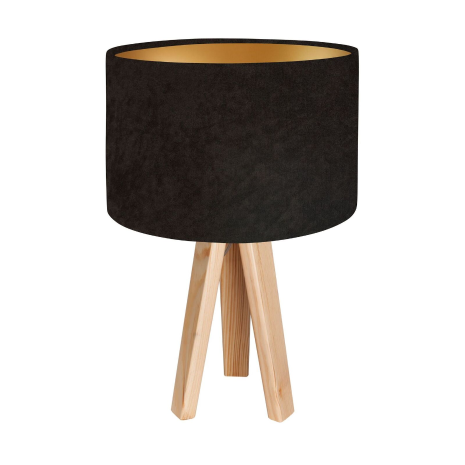 Lampe de chevet en bois Glamour