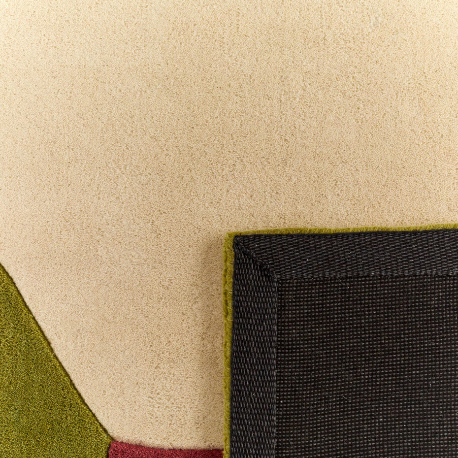 Tapis fait main en laine et coton Pantone