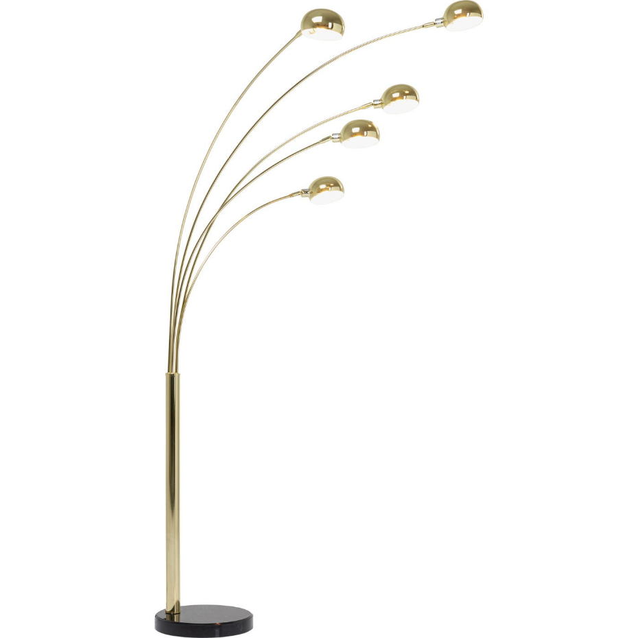 Lampadaire en acier 215cm, FIVE FINGERS