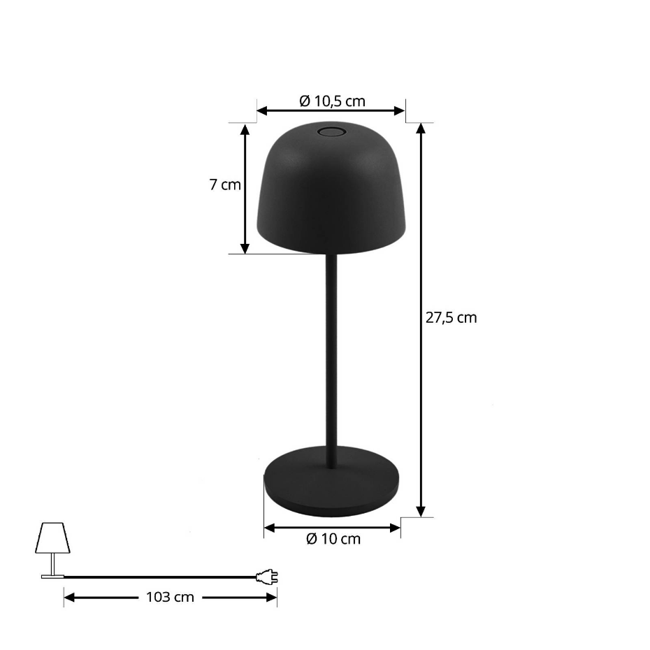 Luminaire de terrasse en aluminium moderneLED
