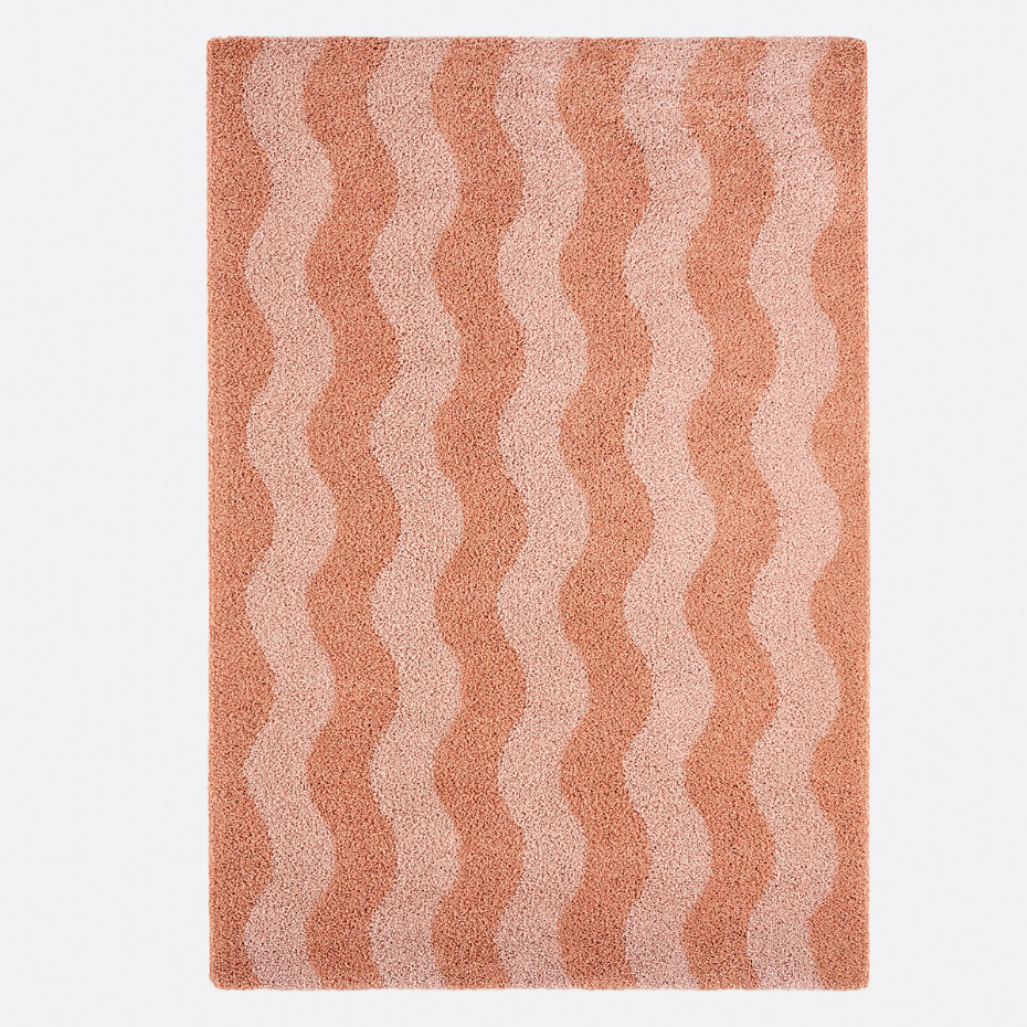 Tapis rectangulaire, motif vagues, NAMI