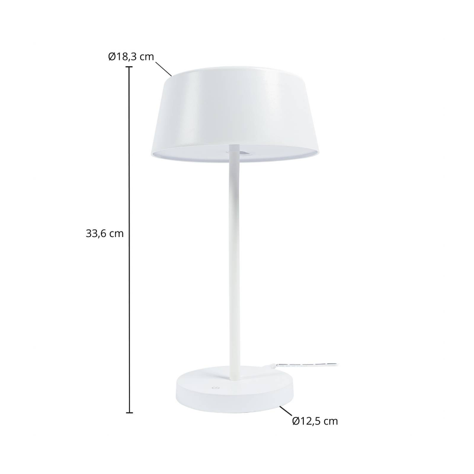 Lampe à poser en métal scandinaveLED, Milica
