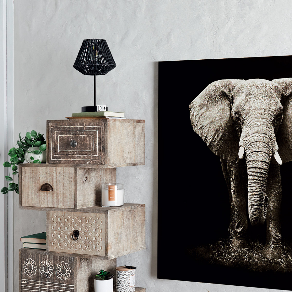 Lampe corde tressée JILY