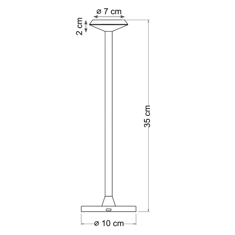 Lampe tactile LED fine et élégante - RICO
