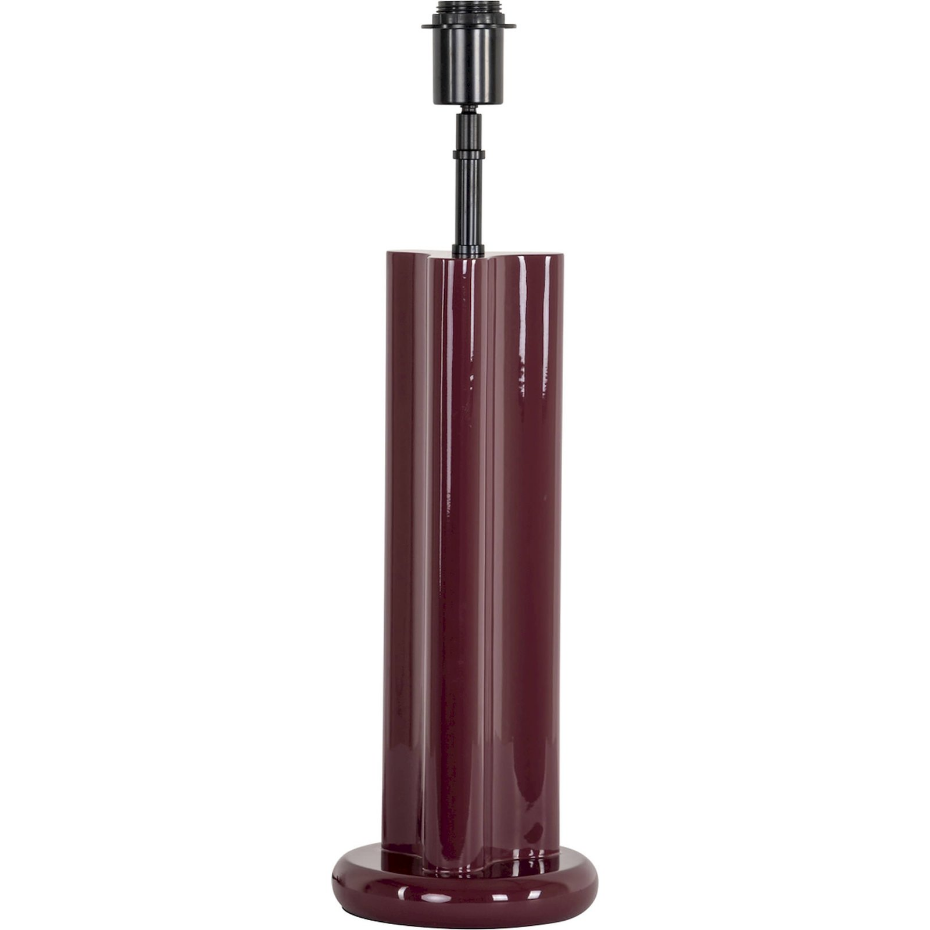 Lampe de table ronde en aluminium