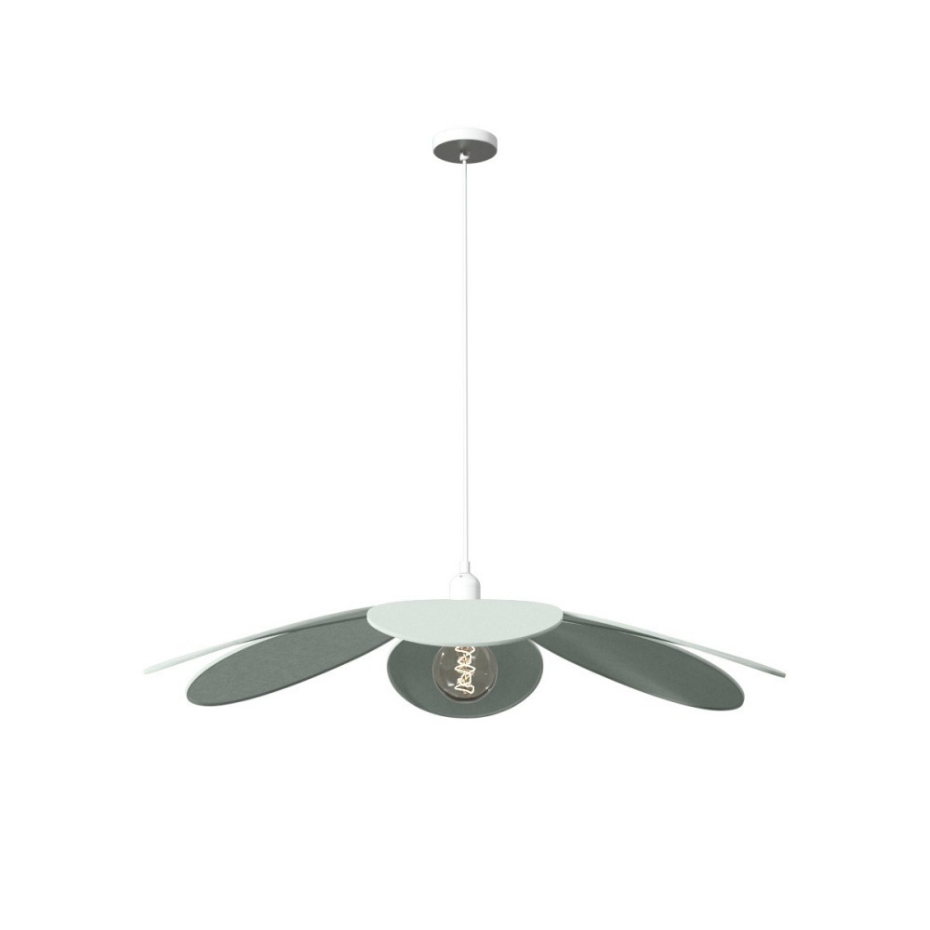 Suspension Pétales Diamètre 72 Vert