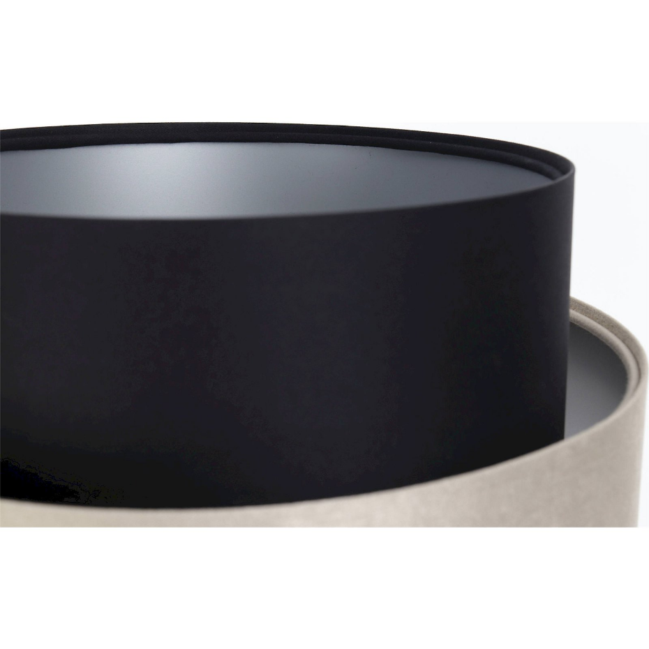 Lampe à poser ronde en PVC Duo ellegant