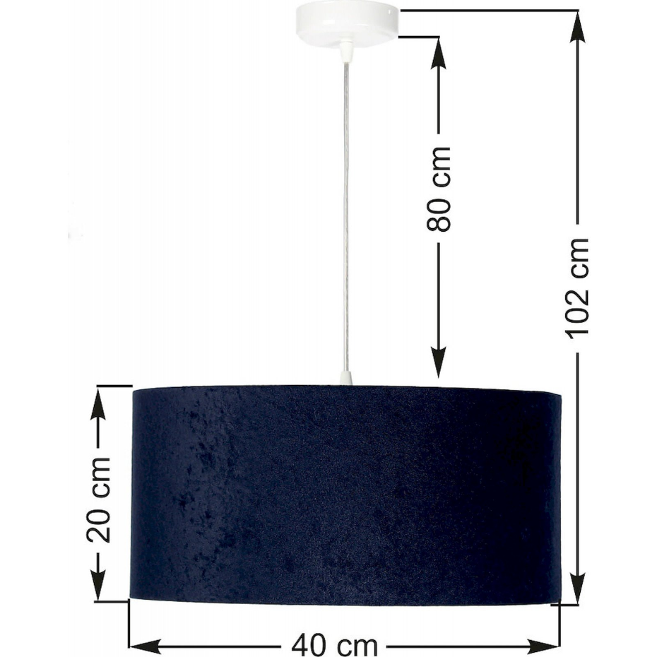 Suspension en tissu Glamour