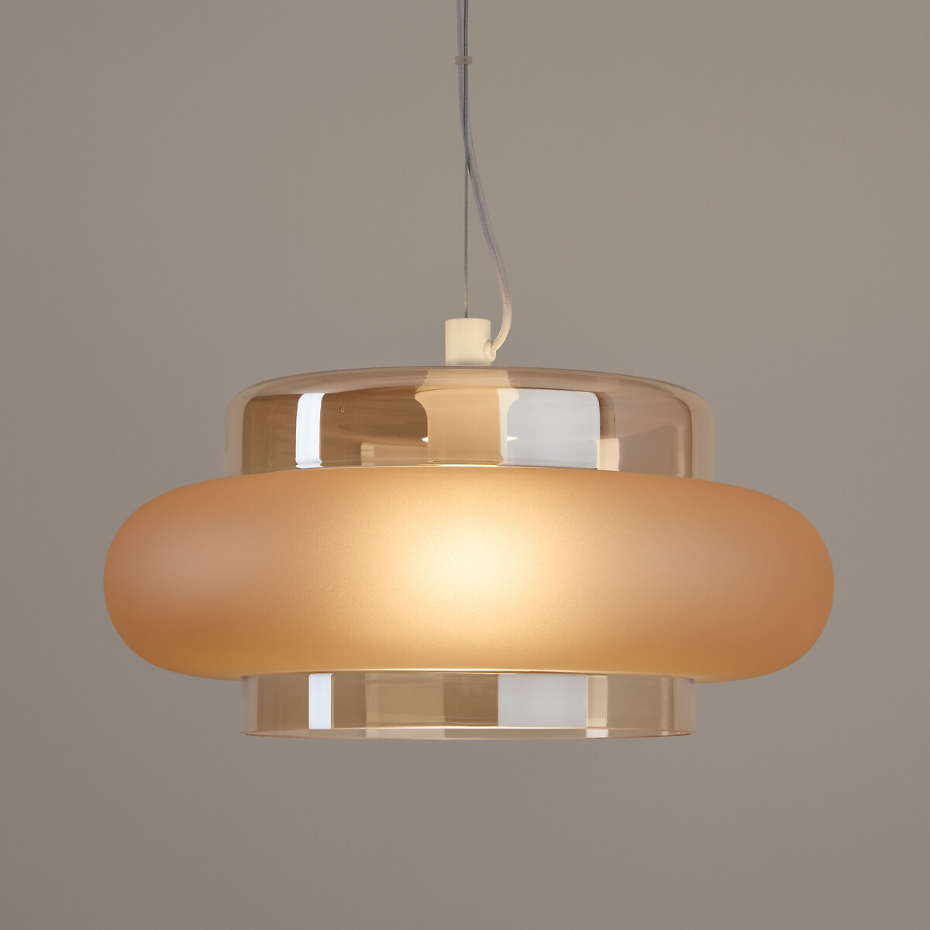 Suspension en verre coloré Ø40 cm, Triana
