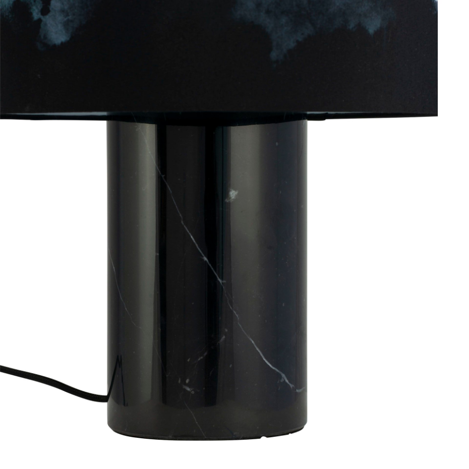 Lampe à poser en Marbre et Tissu MOLLY