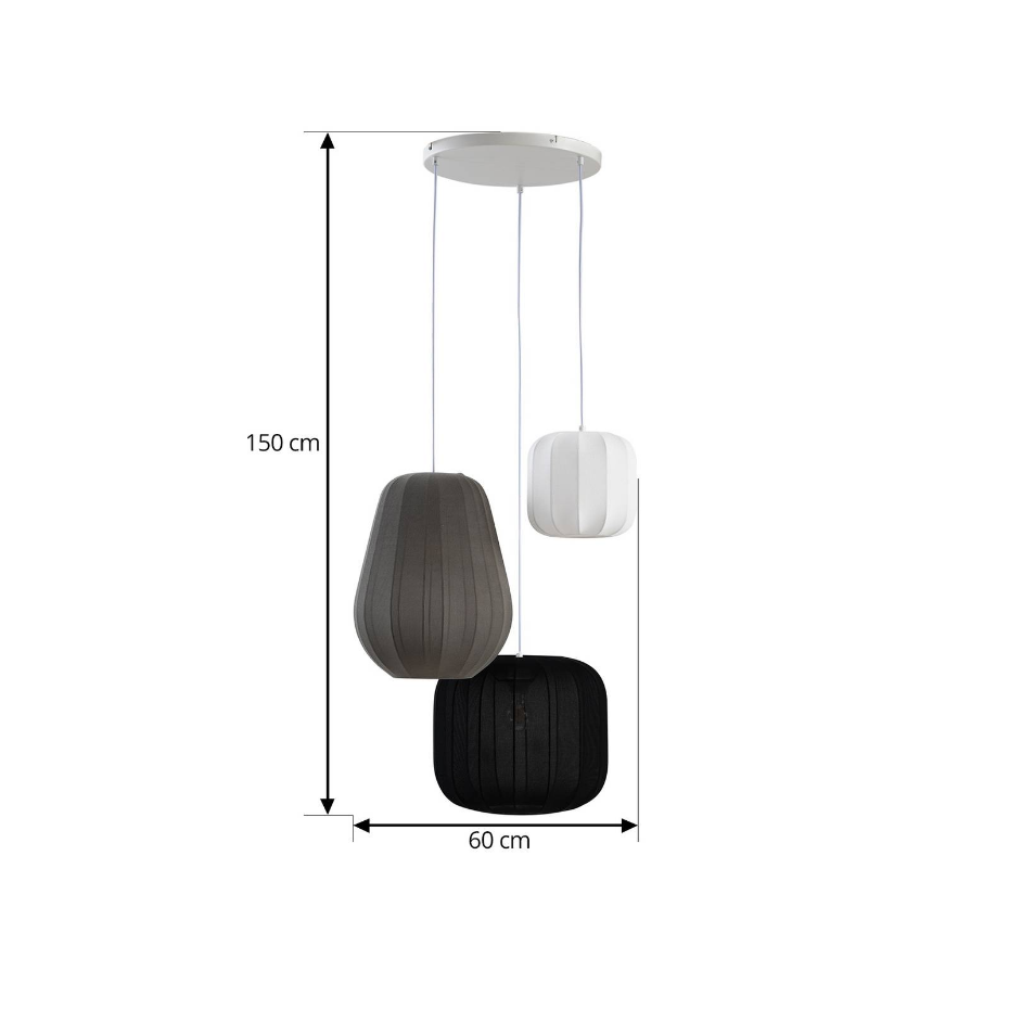 Suspension en textile scandinave, Helin